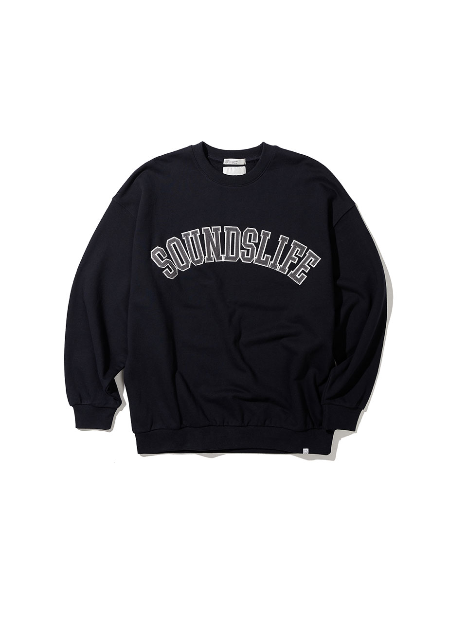 SOUNDSLIFE - Applique Big Arch Logo Sweatshirts Navy