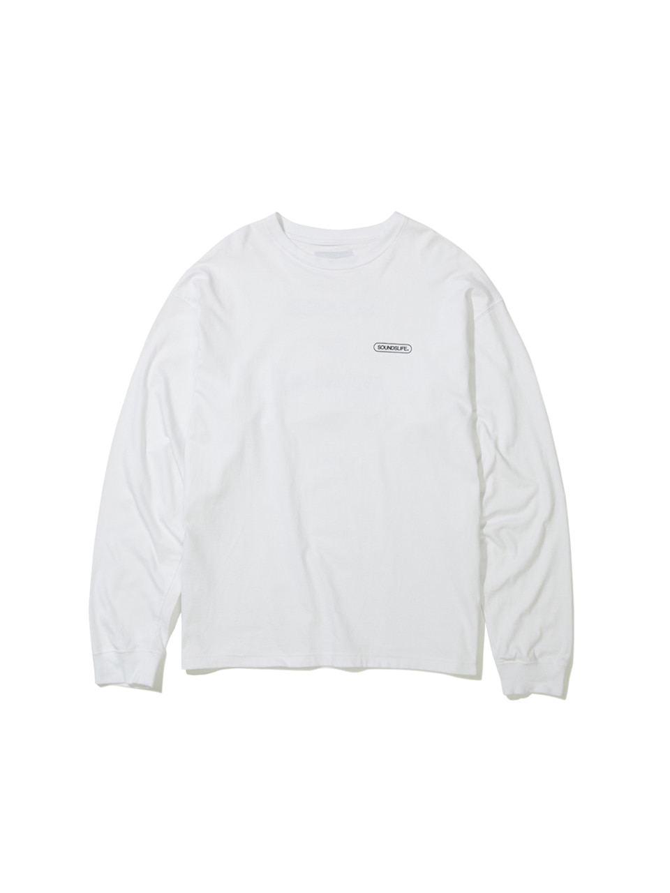 SOUNDSLIFE - Mountain Long Sleeve T-Shirt White