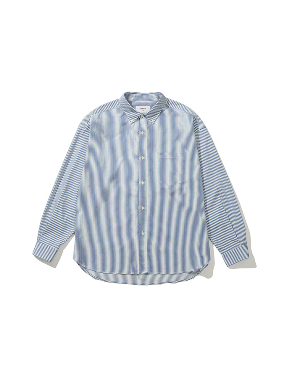 SOUNDSLIFE - Button-down Shirt Big Fit Stripe Blue
