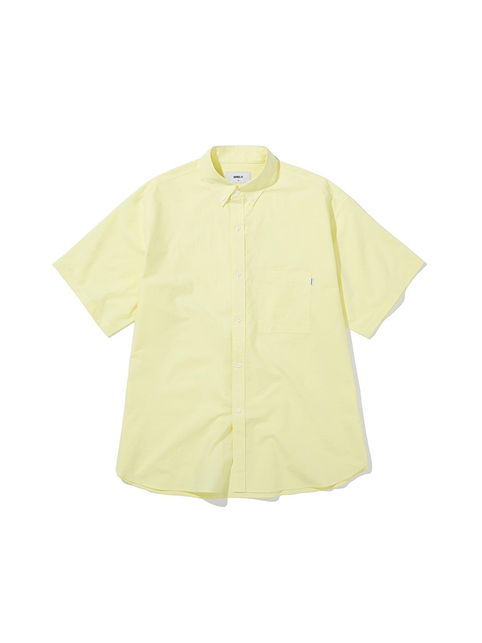SOUNDSLIFE - Big Fit Short Sleeve Shirt Yellow