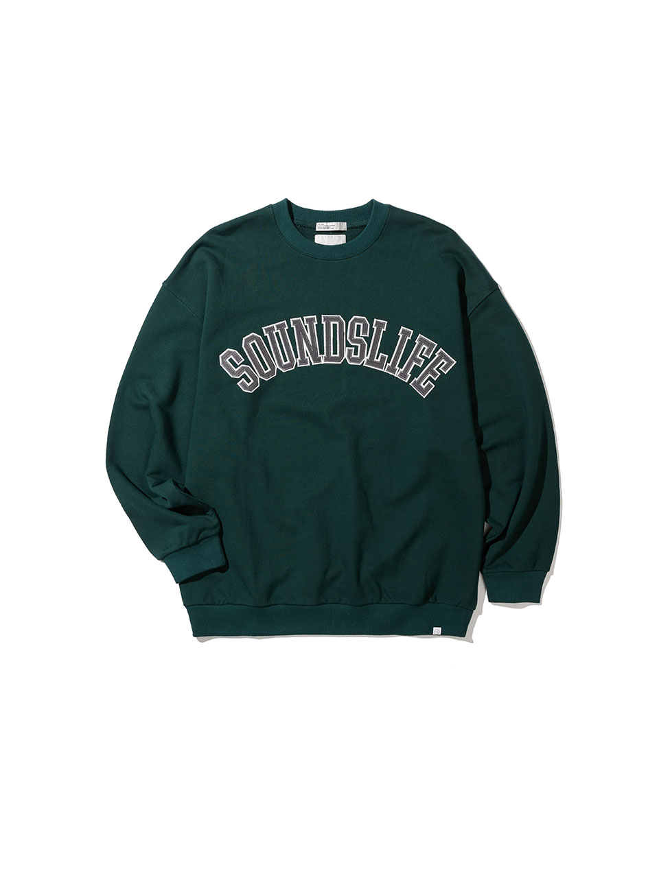 SOUNDSLIFE - Applique Big Arch Logo Sweatshirts Green