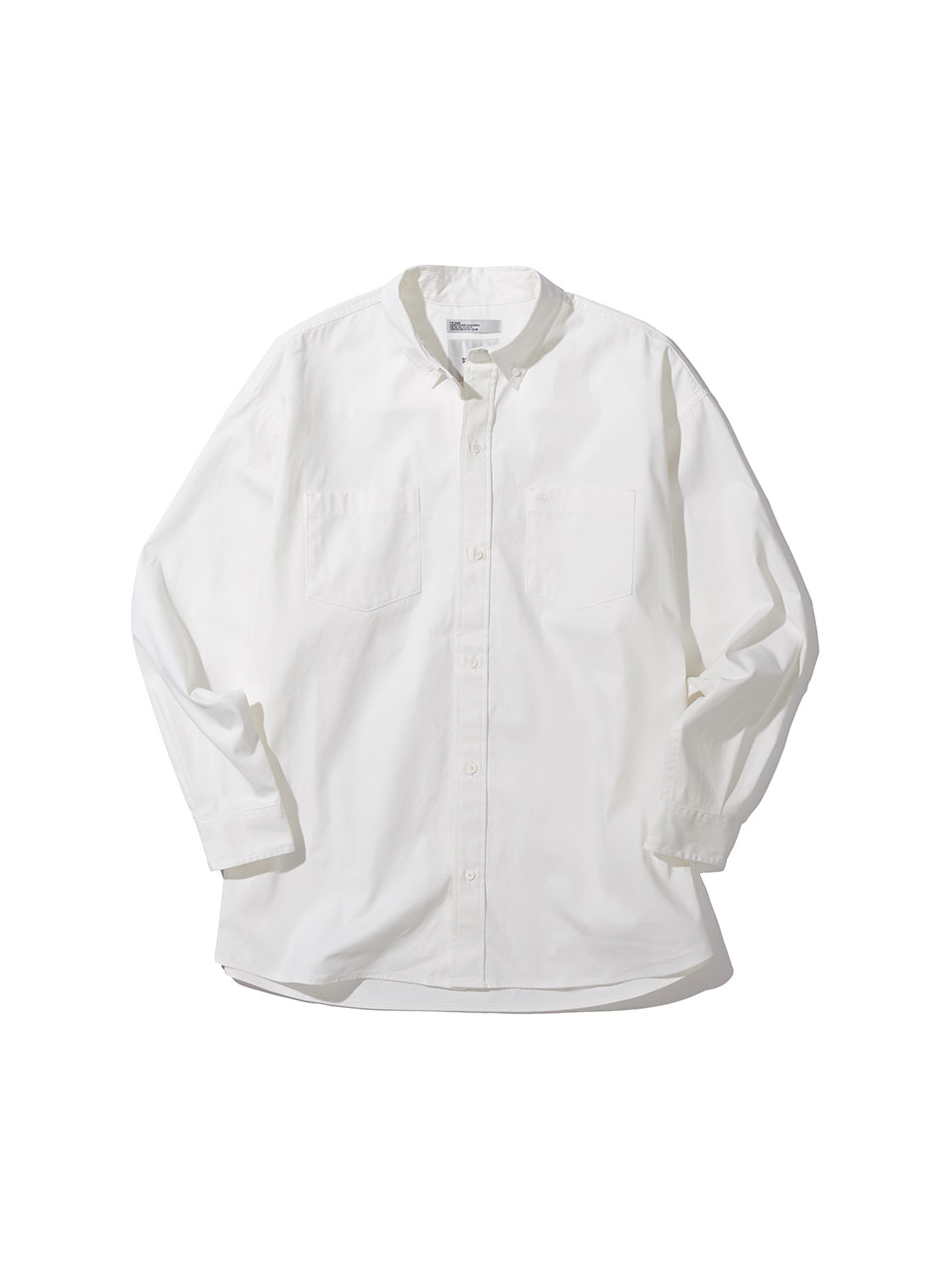 SOUNDSLIFE - Back Loop Two Pocket Oxford Shirt White