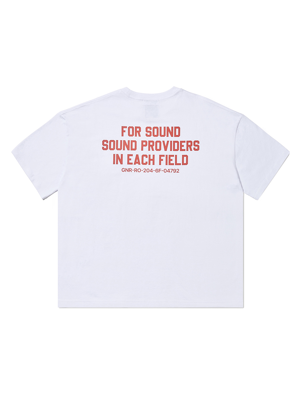 SOUNDSLIFE - Sound Providers Lettering T-Shirt White