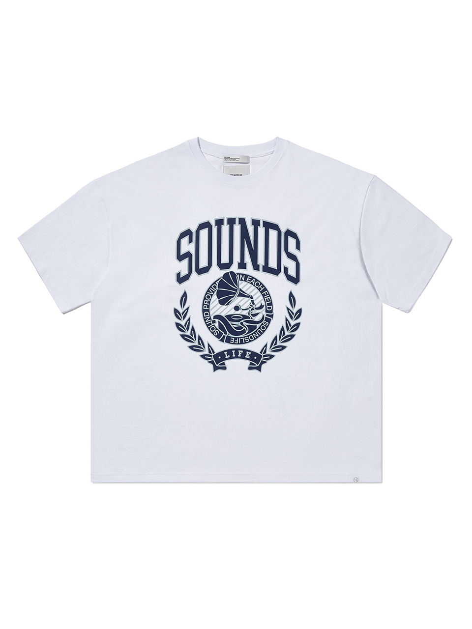 SOUNDSLIFE - Sounds Graphic T-Shirt White