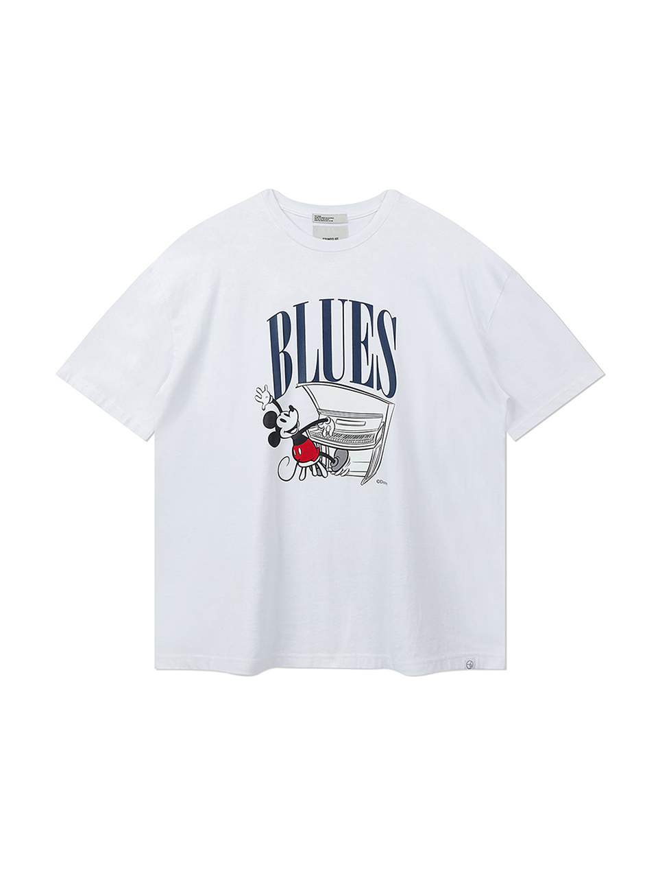 SOUNDSLIFE - Mickey Blues T-Shirt White
