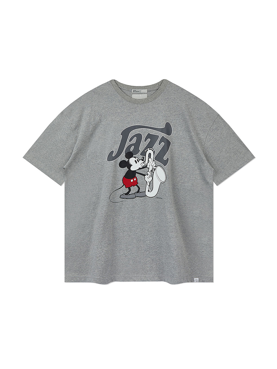 SOUNDSLIFE - Mickey Jazz T-Shirt Melange Grey