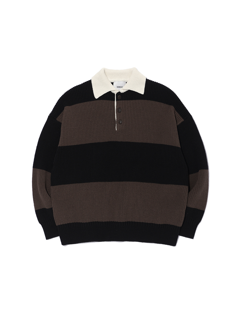 SOUNDSLIFE - Heavy Cotton Rugby Knit Brown